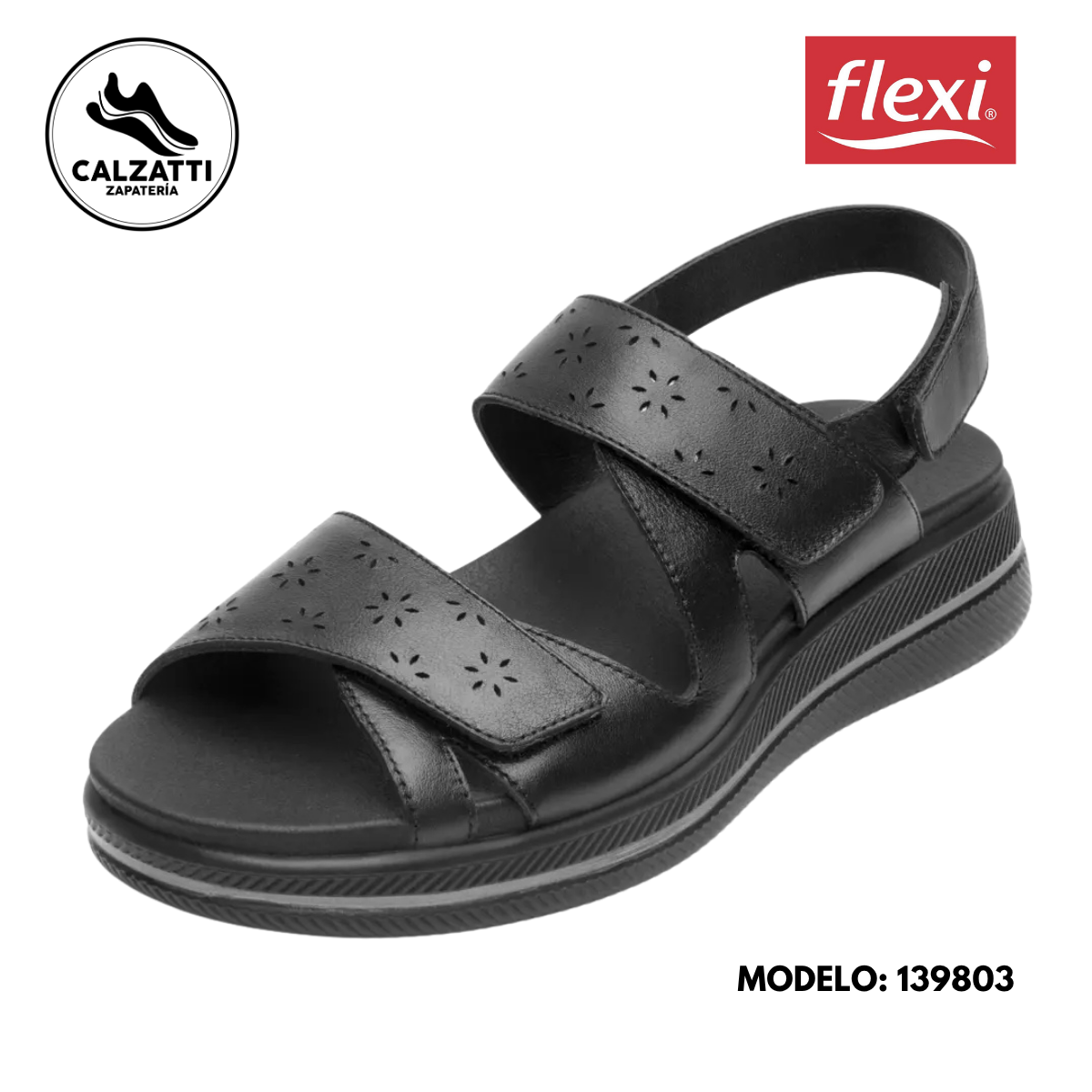 Sandalia De Confort Flexi para Mujer con Plantilla Anatómica