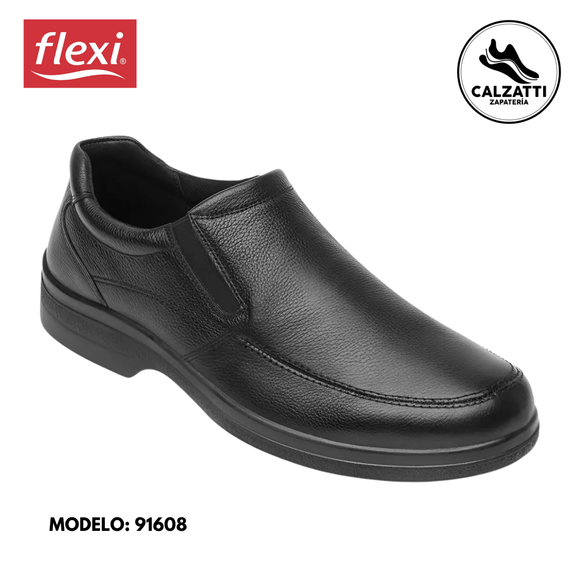 Mocasín De Servicio/Clínico Flexi Para Hombre