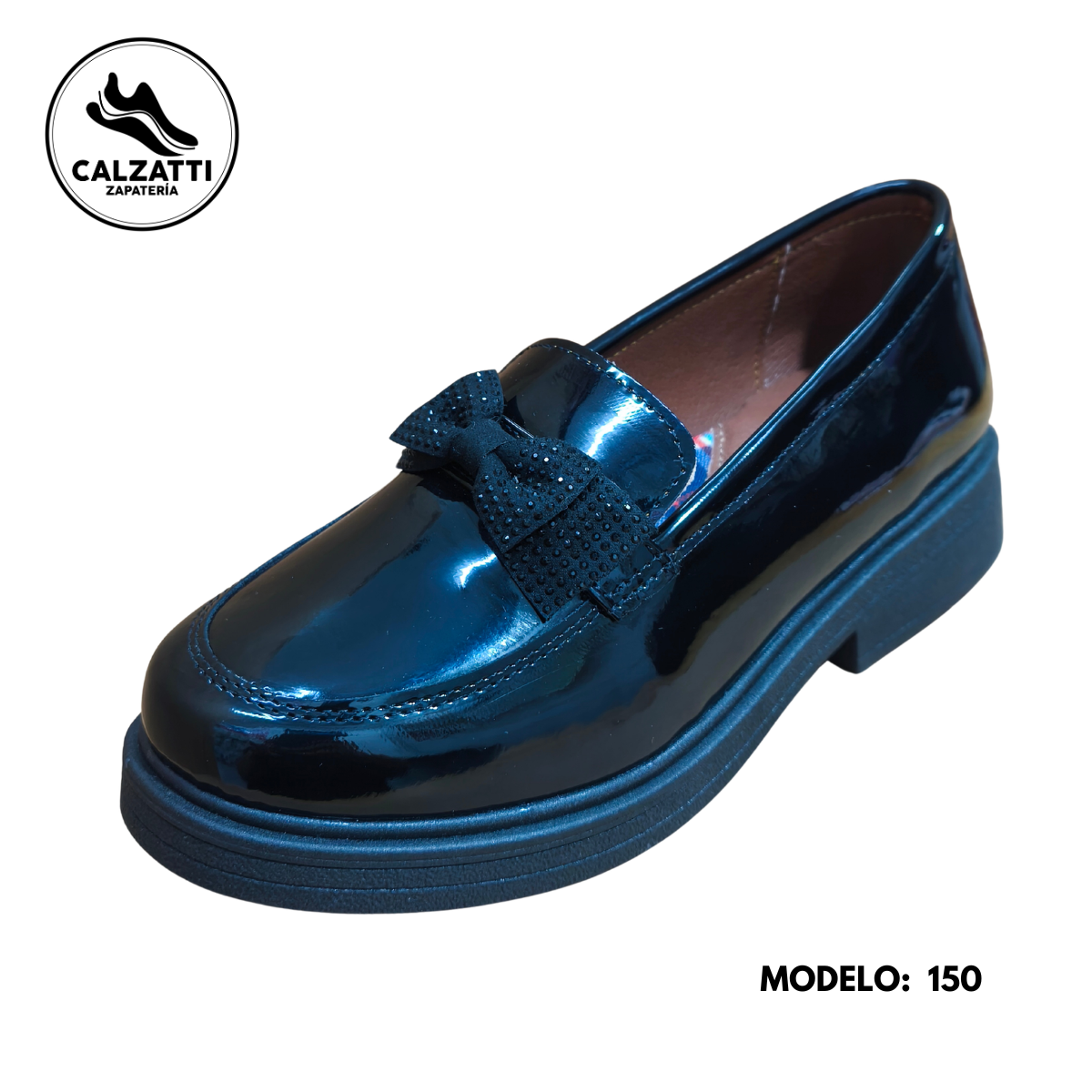 Zapato Escolar Charol 